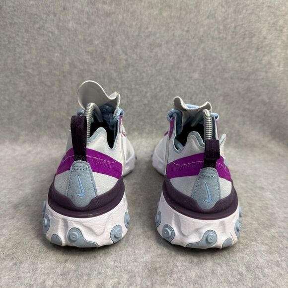 Nike Shoes Womens Size 7 React Element 55 Blue Purple Running Sneaker BQ2728-008 - Picture 5 of 9
